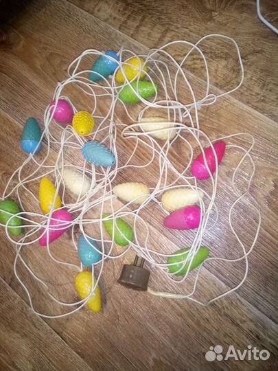 Елочная гирлянда СССР 