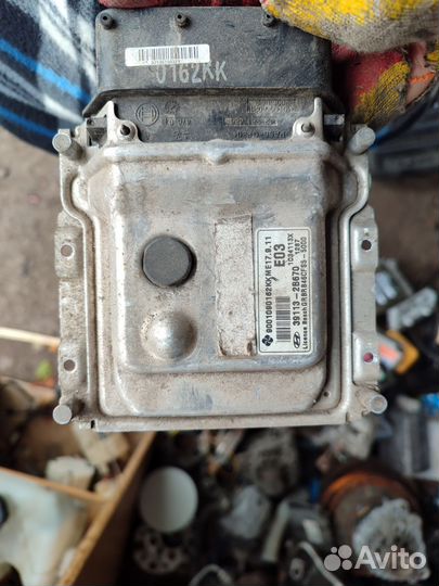 Блок управления двигателем solaris 1 1.6