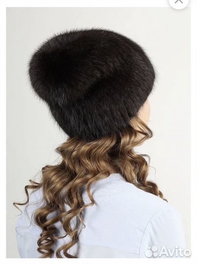 Шапка женская из натурального меха