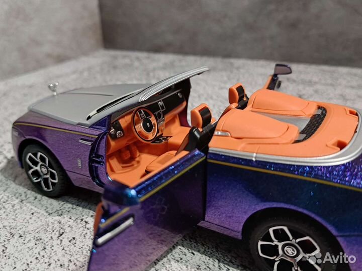 Машинка Металлическая Моделька Rolls-Royce Dawn