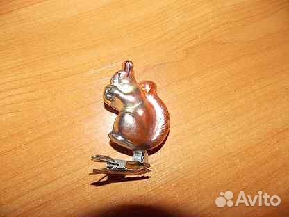 Ёлочная игрушка СССР Белочка из сказки Пушкина