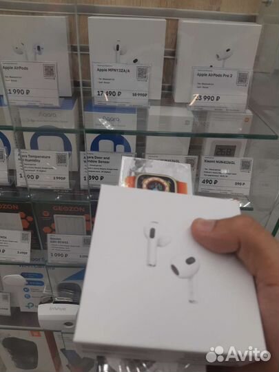 Беспроводные наушники apple airpods 3