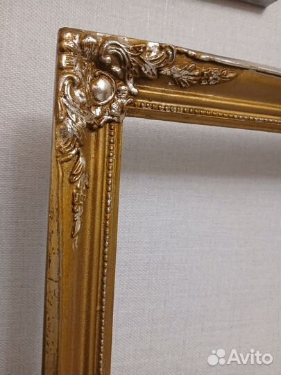 Антикварная деревянная рама на 60х90