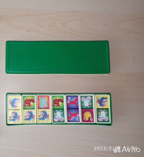 Домино детское б/у