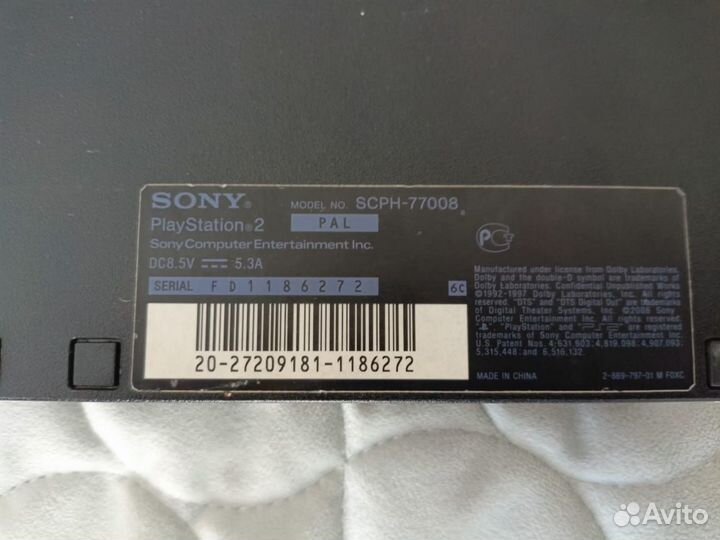 Sony PlayStation 2 slim прошитая