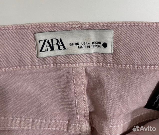 Джинсовые шорты новые Zara 36