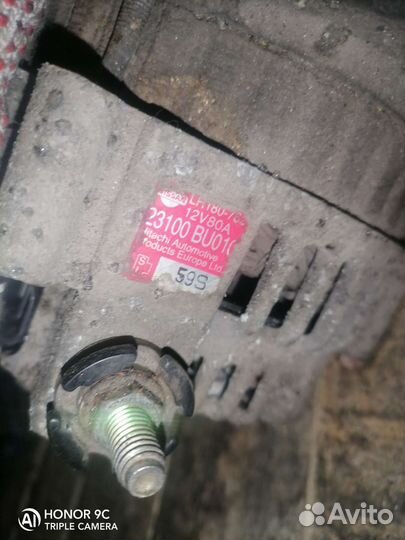 Генератор nissan almera n16