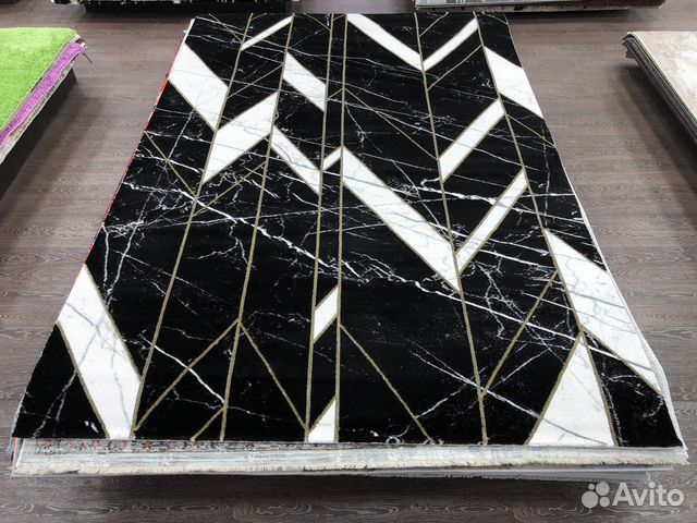 Ковер новый 2х2.9м черный, Турция