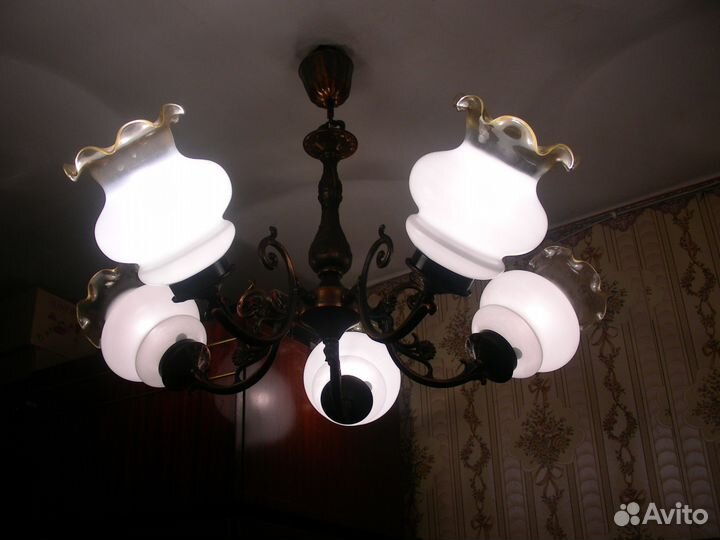 Люстры литье 