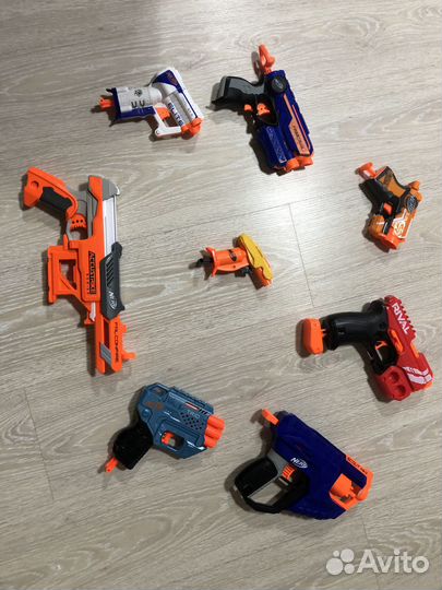 Бластеры Nerf и Xshot (смотрите описание)