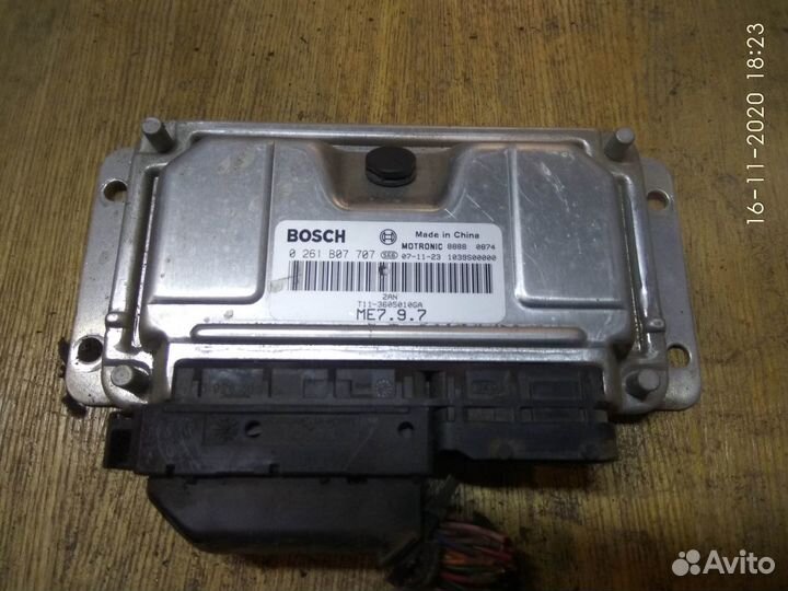 Блок управления двигателем на Чери Тигго 2009 год