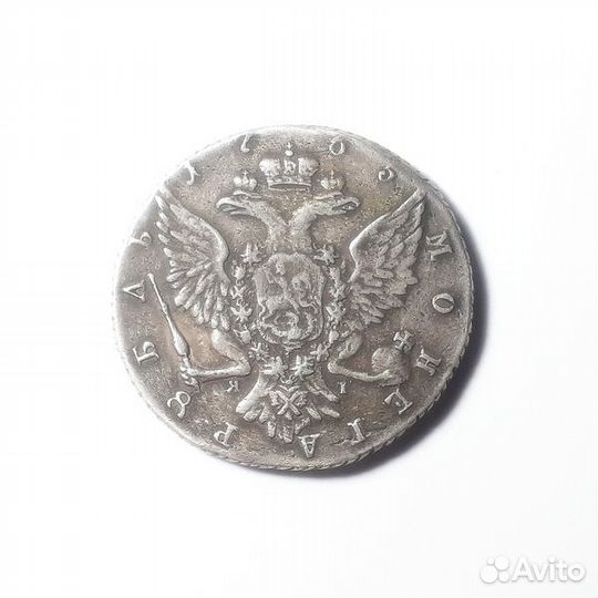 1 рубль 1765 г. Екатерина II. Серебро