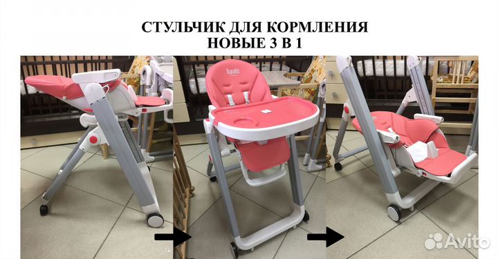 Новый стульчик для кормления детей