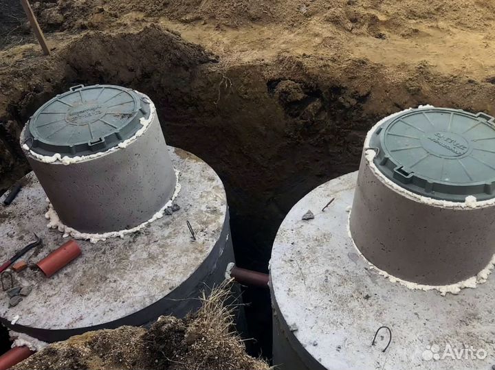Септик из бетонных колец