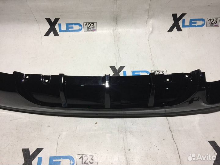 Диффузор BMW 2 F22 M 2+0 чёрный глянец