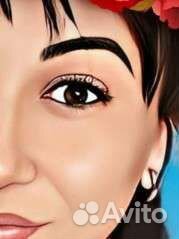 Оформление бровей ниткой