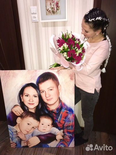 Портрет по фото за 1 день в Перми