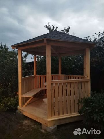 Беседка садовая шестиугольная