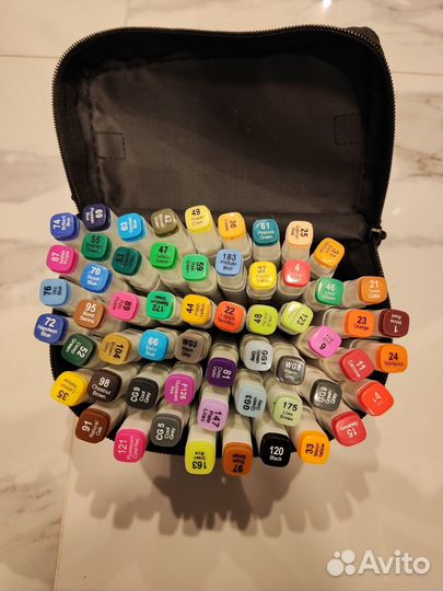 Наборы маркеров для скетчинга 48+48 шт