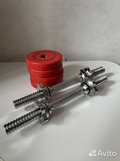 Гантели разборные обрезиненные