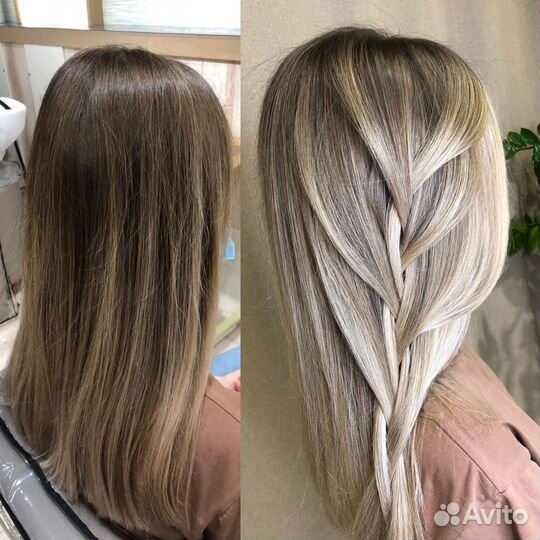 Окрашивание волос, услуги парикмахера