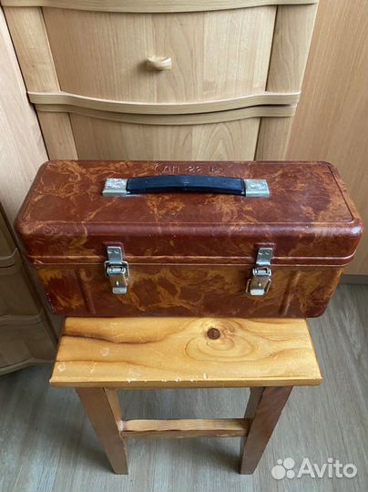 Старый Бакелитовый военный ящик эпохи СССР