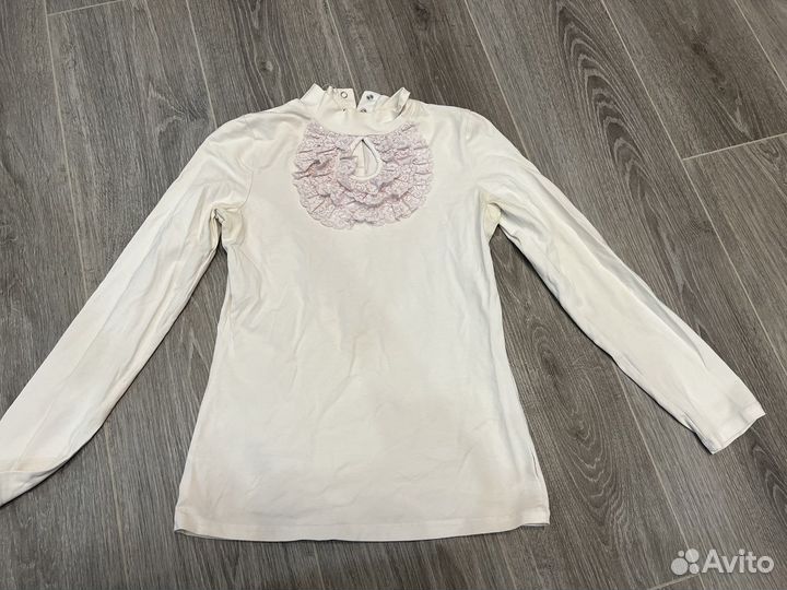 Белые блузки на девочку