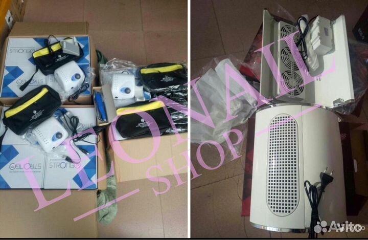 Пылесос маникюрный с тремя вентеляторами