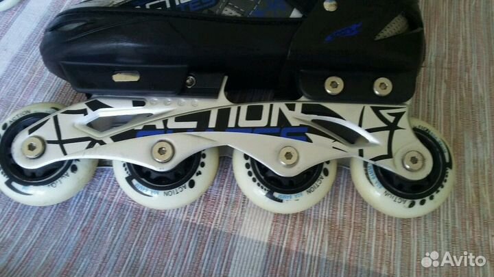 Коньки роликовые раздвижные Action р-р S(32-35)