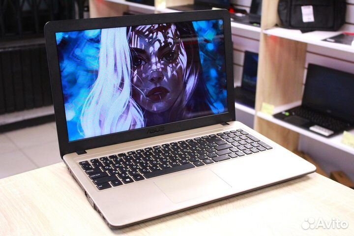 Ноутбук Asus\ Intel + Nvidia \ SSD \ Новая акб