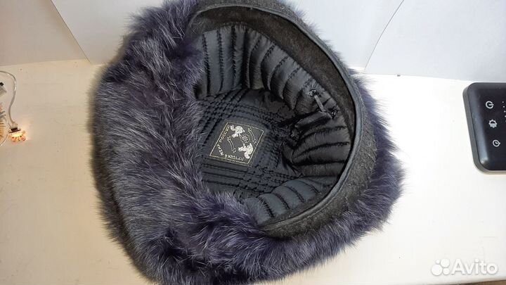 Шапка зимняя меховая женская песец