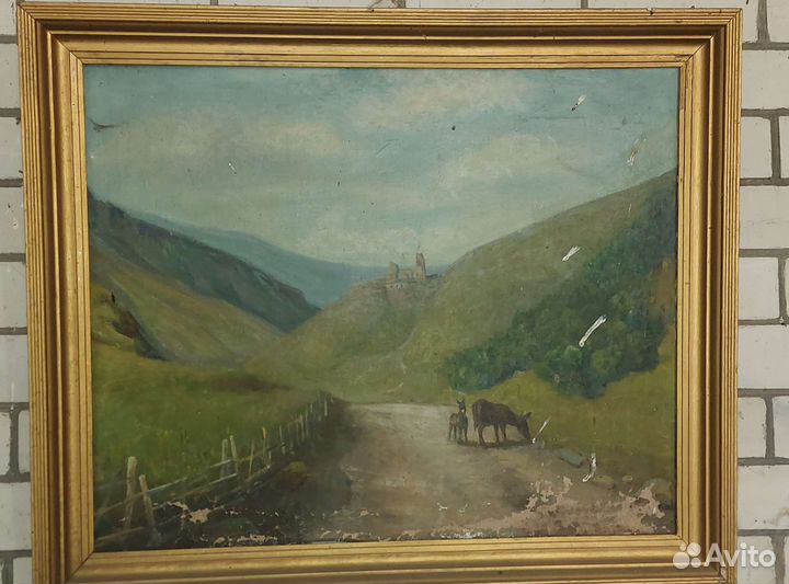 Картина маслом на холсте пейзаж