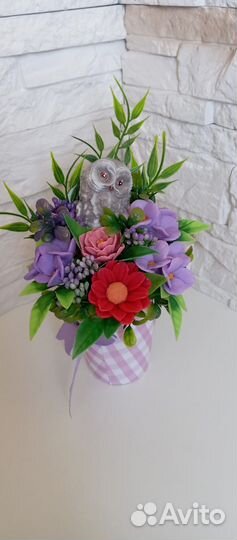 Букет из мыла ручной работы