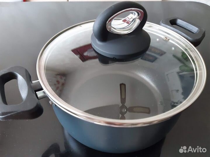 Кастрюля с антипригарным покрытием 20 см