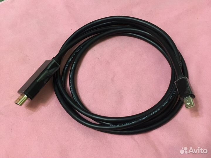 Vcom display port cable
