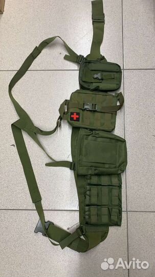 Пояс разгрузочный с подсумками + под сброс Олива