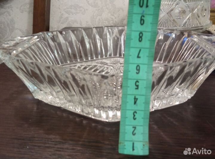 Хрустальное блюдо СССР