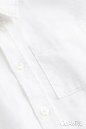 Новая рубашка белая H&M 104