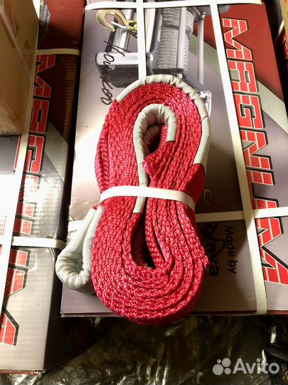 Трос рывковый динамический (стропа) 12т 6м