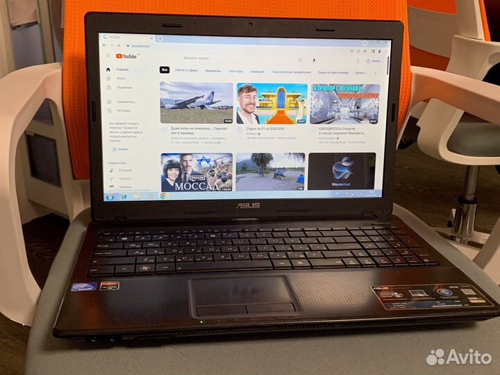 Ноутбук Asus X54H 15,6' (4gb/500gb/win 7)