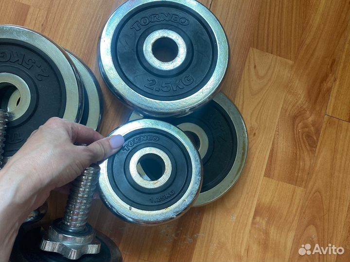 Гантели разборные