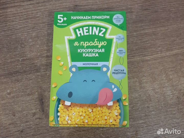 Детская каша Heinz кукурузная молочная