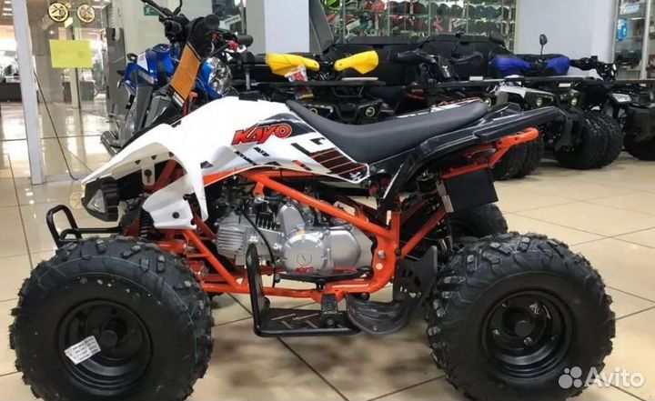 Квадроцикл Kayo Predator 110 черно-белый