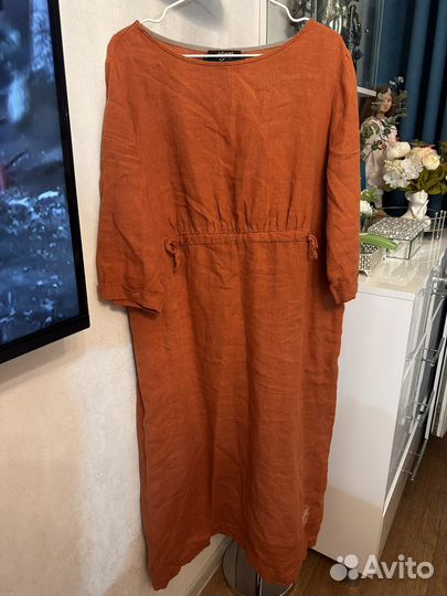Платье лен
