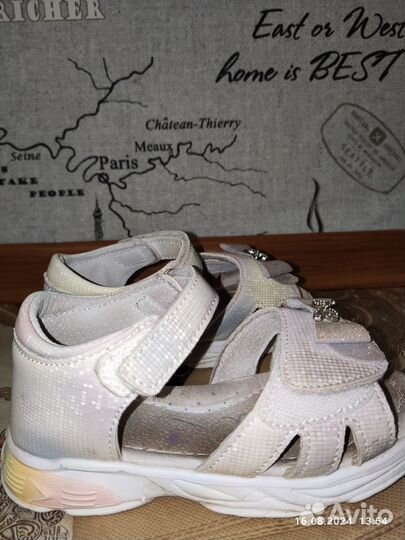Сандалии для девочки 27 размер