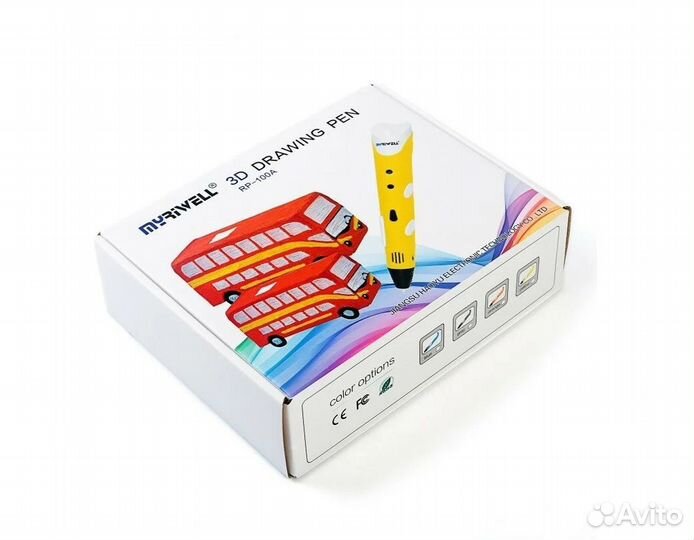 3D ручка MyRiwell RP100A желтый