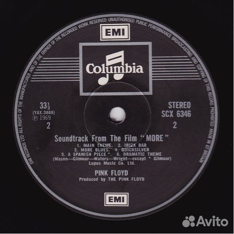 Pink Floyd / Soundtrack From The Film More (LP)