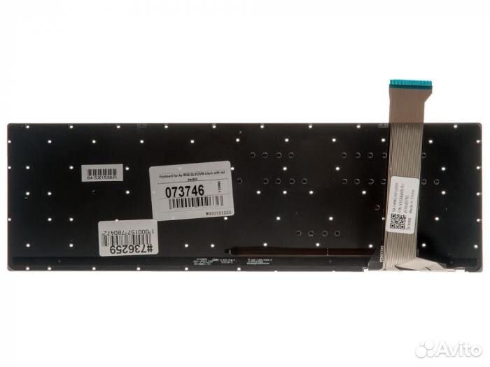 Клавиатура для ноутбука Asus ROG GL552VW черная с