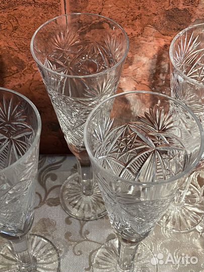 Фужеры хрустальные СССР