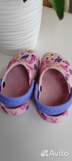 Crocs сабо сандалии детские 25-26 для девочки